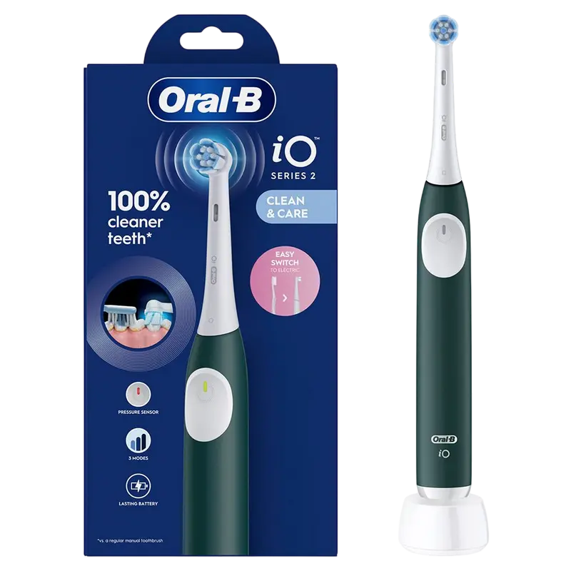 Periuță de dinți electrică Pentru adulți Braun Oral-B iO2 Forest Green