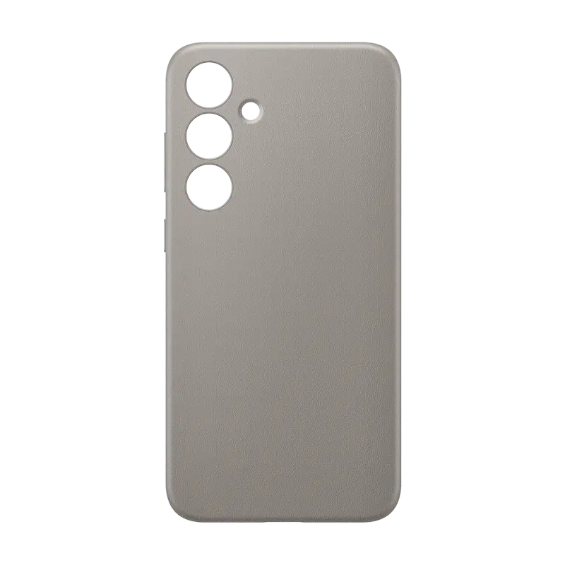 Чехол Samsung Galaxy S24+ Vegan Leather Case Vegan Leather Серо-коричневый