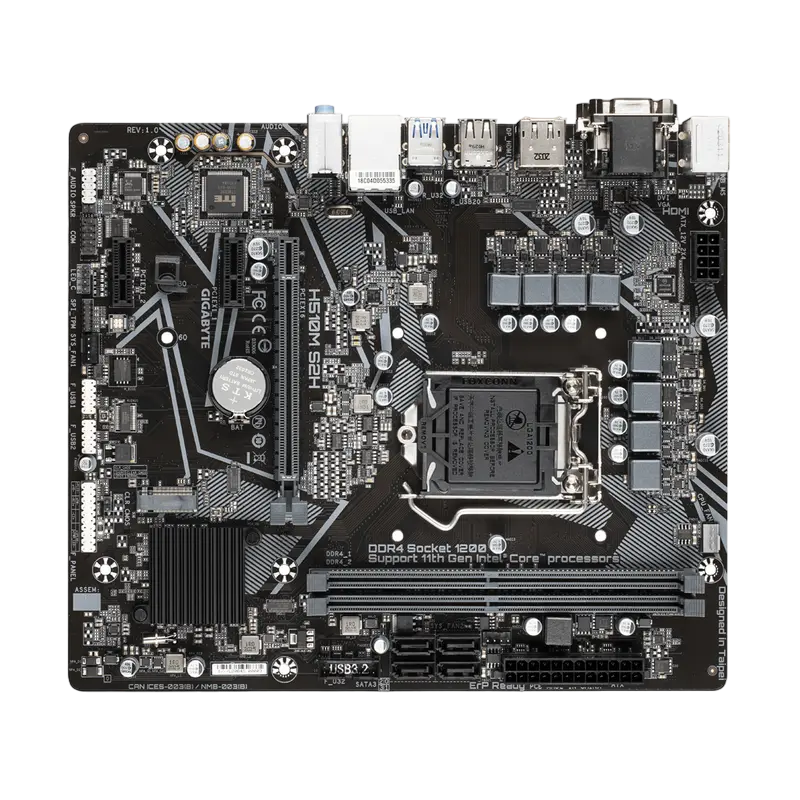 Материнская плата Gigabyte H510M S2H LGA1200 Micro-ATX