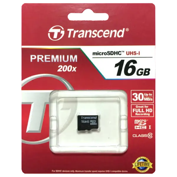 Карта памяти Transcend USDC10 16ГБ