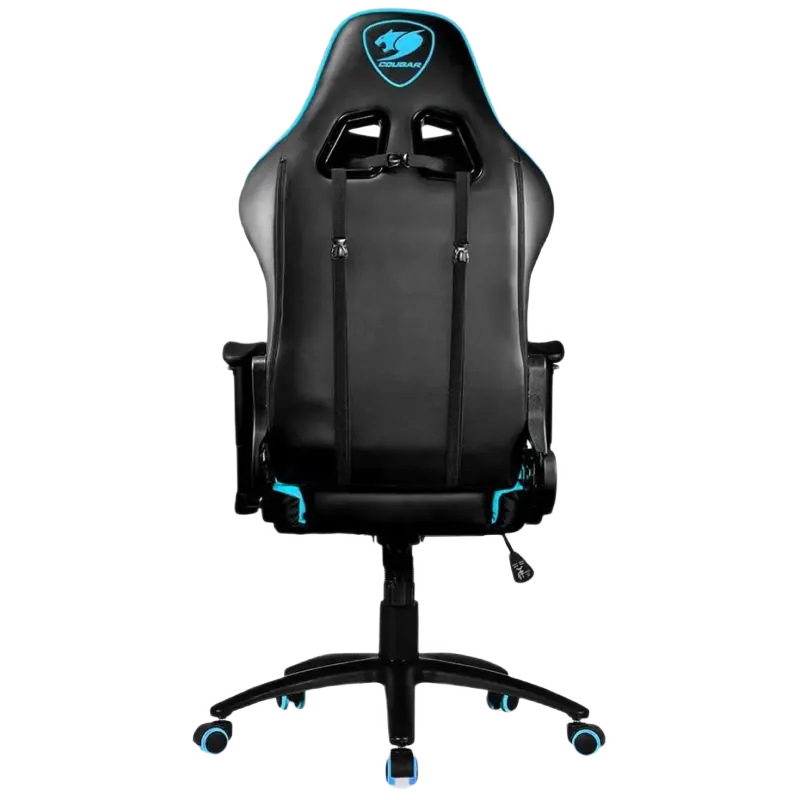 Игровое кресло Cougar Armor One ПВХ Кожа Чёрный/Небесно-Голубой
