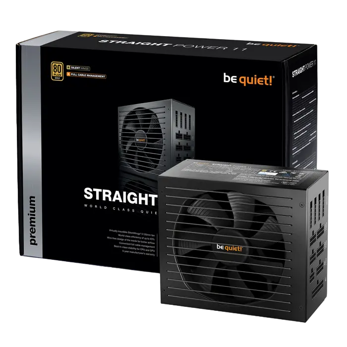 Tip Блок питания для компьютеров be quiet! STRAIGHT POWER 11 PLATINUM ATX Черный
