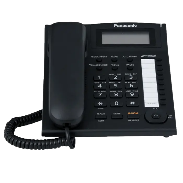 Проводной телефон Panasonic KX-TS2388 Черный