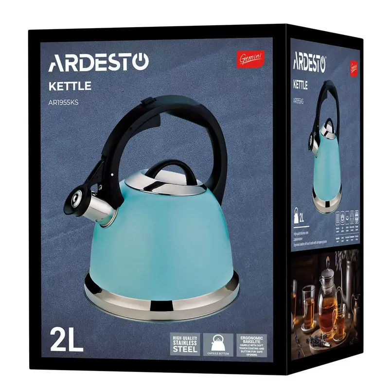 Чайник Ardesto Gemini Gemini Голубой