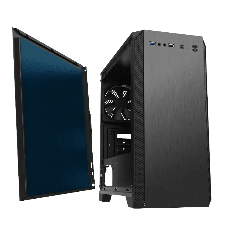 Carcasă PC Gamemax SILENT HILL Midi-Tower Negru