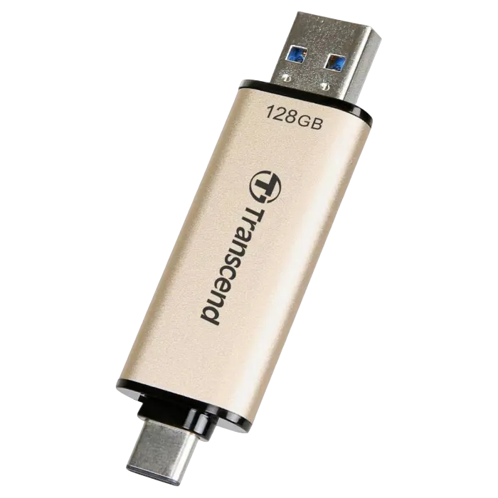 USB Flash накопитель Transcend JetFlash 930C 128ГБ Gold