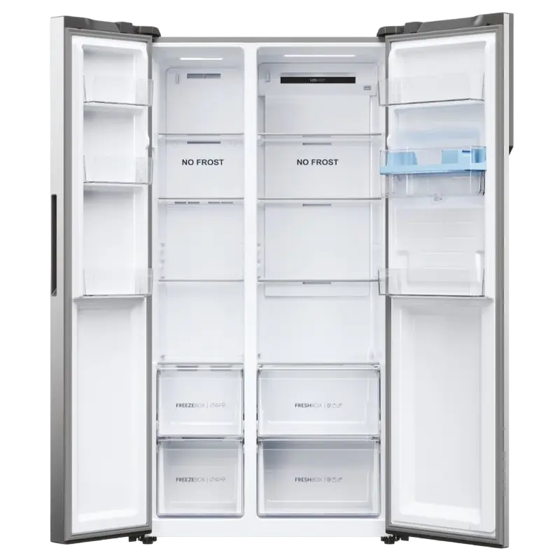 Frigider Haier HSR5918DWMP Platinum Inox