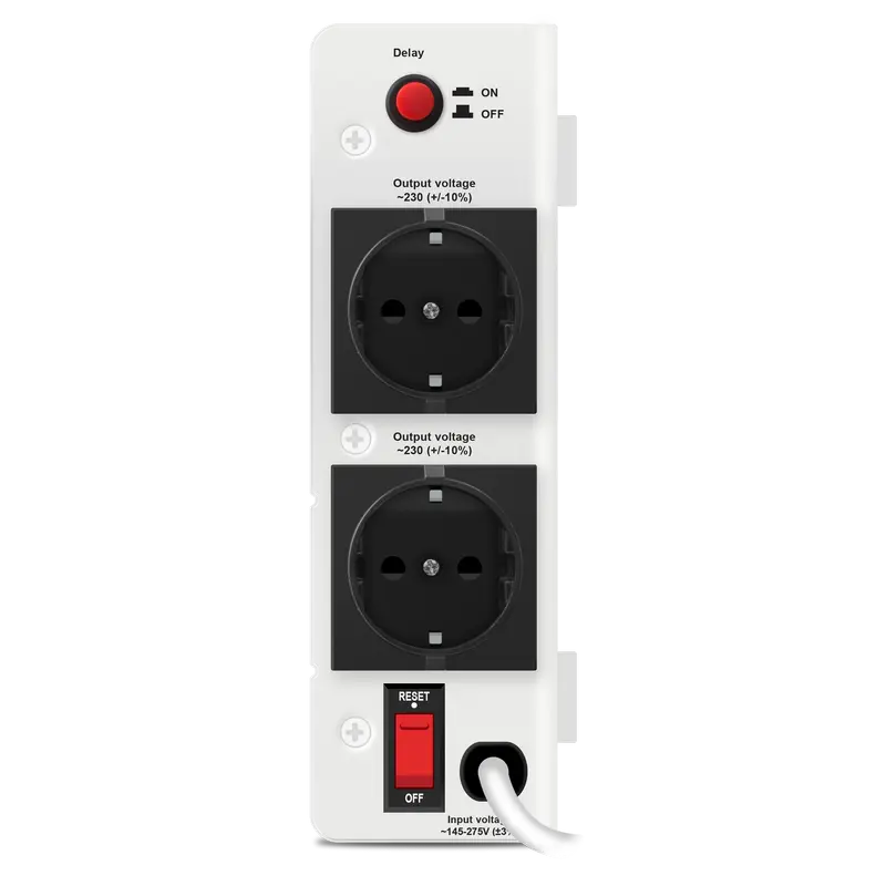 Стабилизатор напряжения SVEN SLIM AVR-2000 LCD Белый