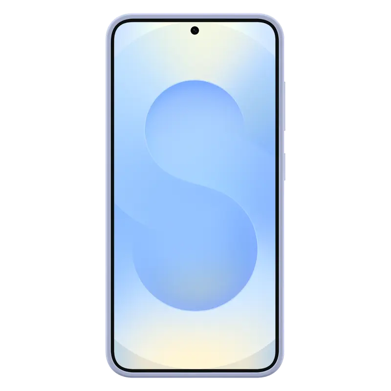 Чехол Samsung Galaxy S25 Silicone Cover Силиконовый Чехол Голубой