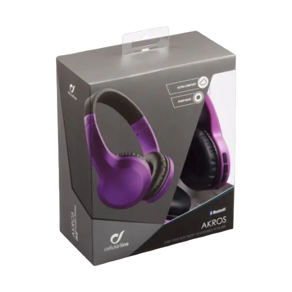 Наушники Cellularline Akros Light Фиолетовый