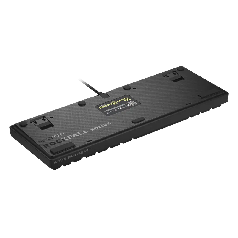 Tastatură HATOR Rockfall 2 Optica TKL Mecanic Negru