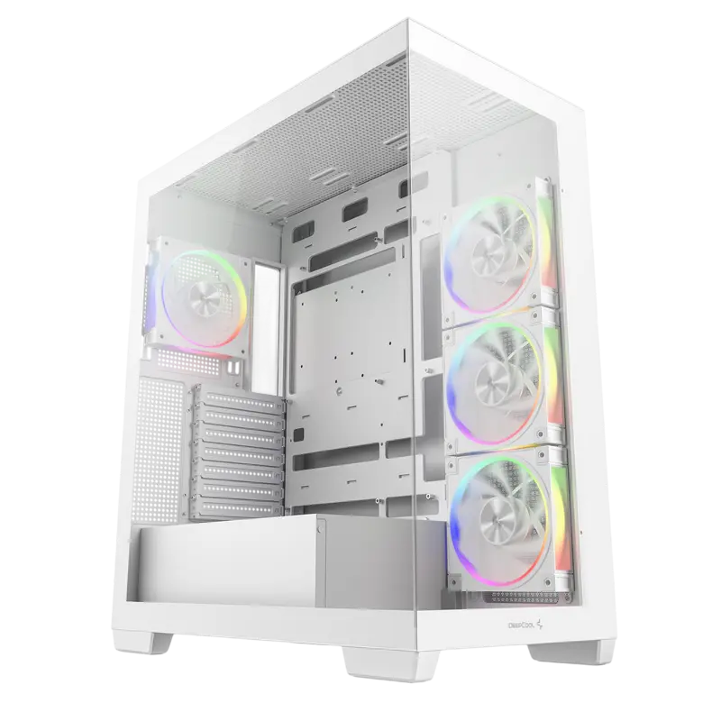 Компьютерный корпус Deepcool CG580 4F V2 Midi-Tower Белый