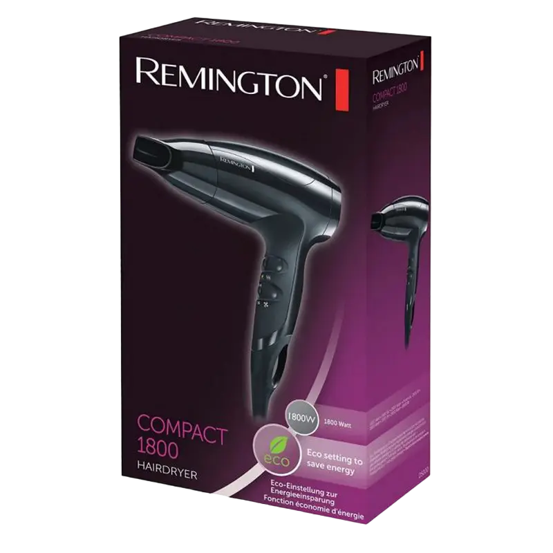 Компактный фен Remington Compact Чёрный