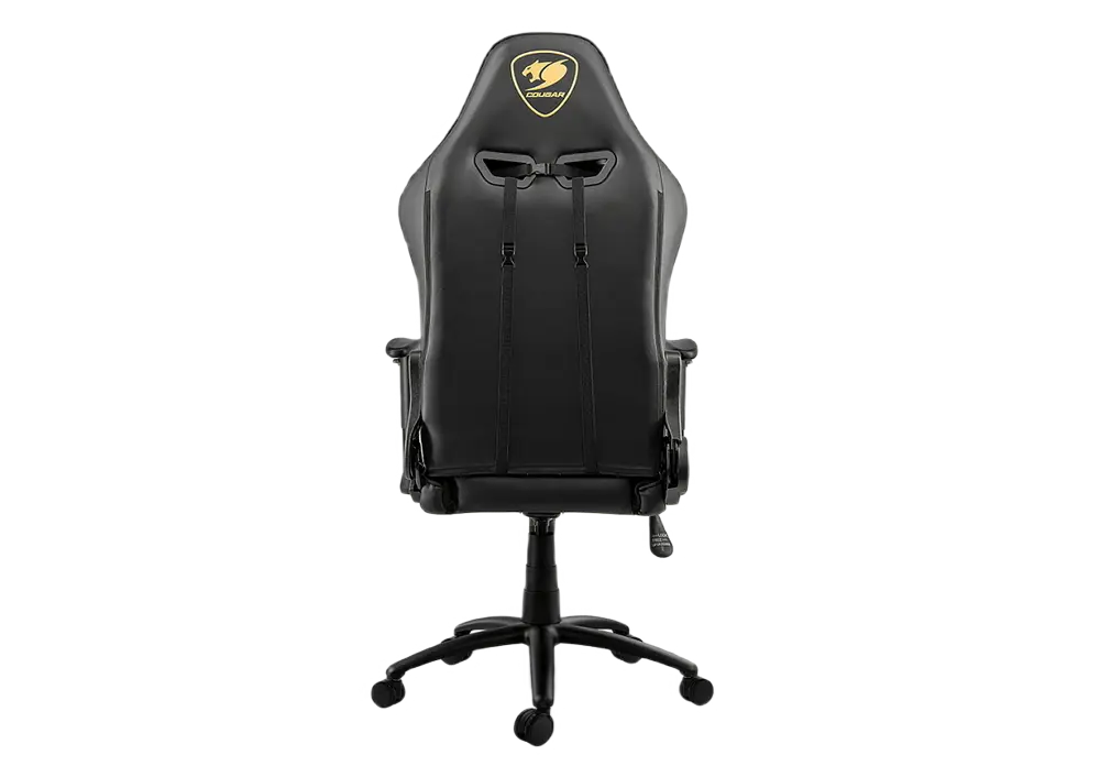 Игровое кресло Cougar Outrider Royal ПВХ Кожа Черный/Золотой