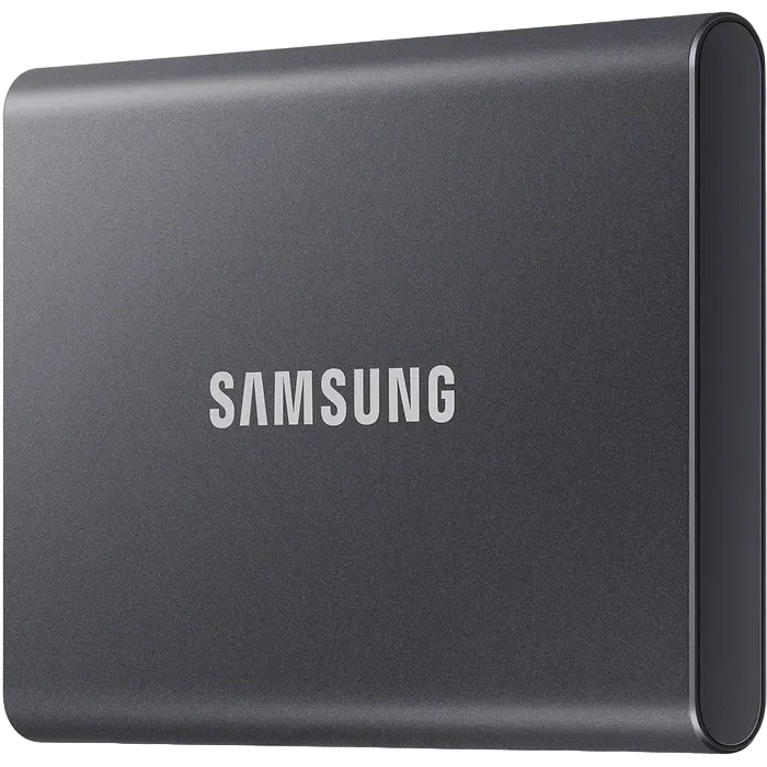 Внешний портативный SSD накопитель Samsung T7 500 ГБ Grey