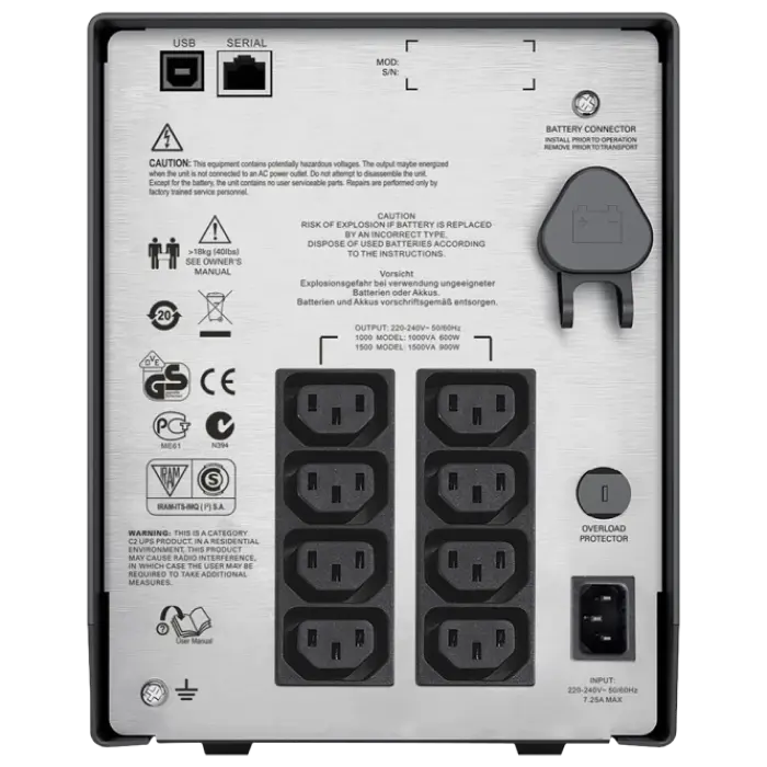 Sursă de alimentare neîntreruptibilă APC SMC1000I Negru