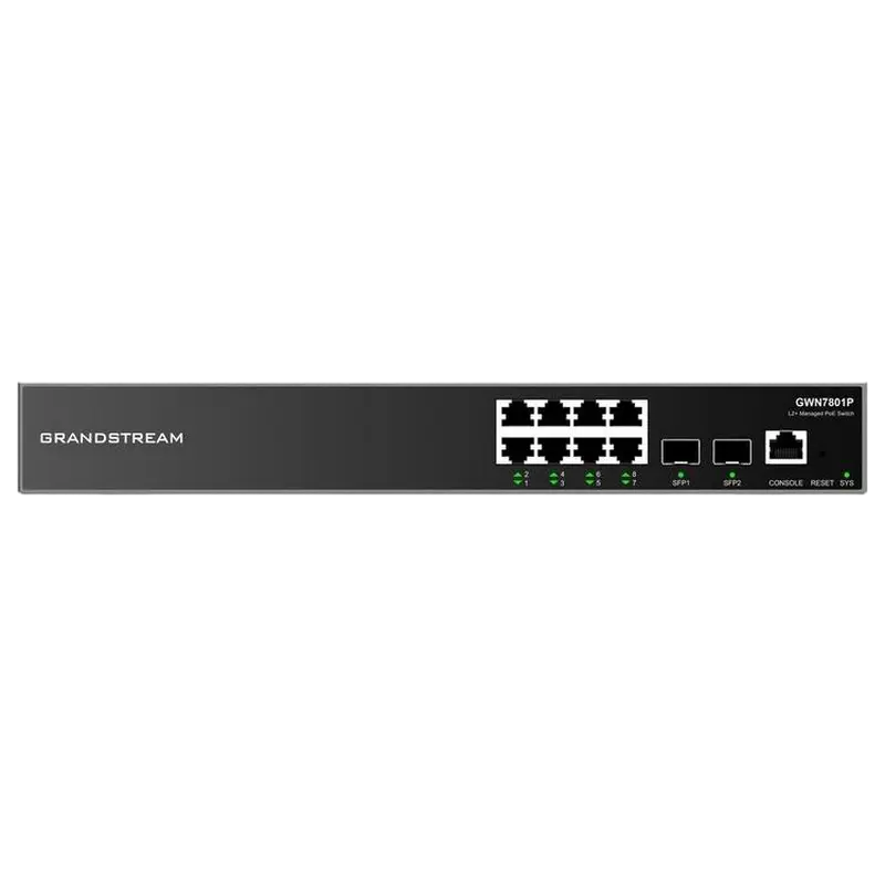 Comutator PoE Grandstream GWN7801P Negru