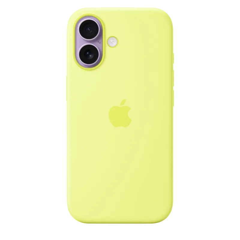Husă Apple iPhone 17 Silicone Case with MagSafe A3558 Silicone Case with MagSafe Neon Yellow