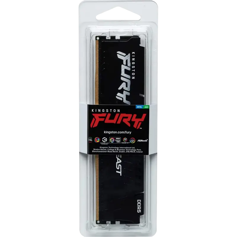 Оперативная память Kingston FURY Beast FURY Beast 16 ГБ Чёрный