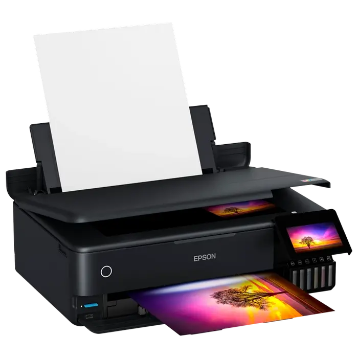 Струйный МФУ Epson L8180 Цветной A3 Черный