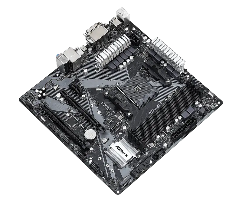 Материнская плата ASRock B450M PRO4-F R2.0 AM4 Micro-ATX