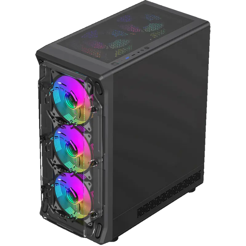 Carcasă PC Gamemax STARLIGHT 2 AB Midi-Tower Negru