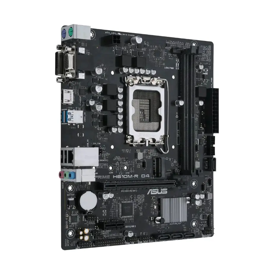 Материнская плата ASUS PRIME H610M-R D4-SI LGA1700 Micro-ATX
