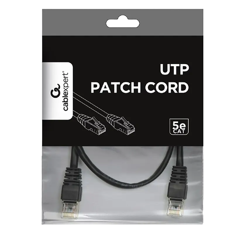 Патч-корд Cablexpert PP12-1M/BK Черный