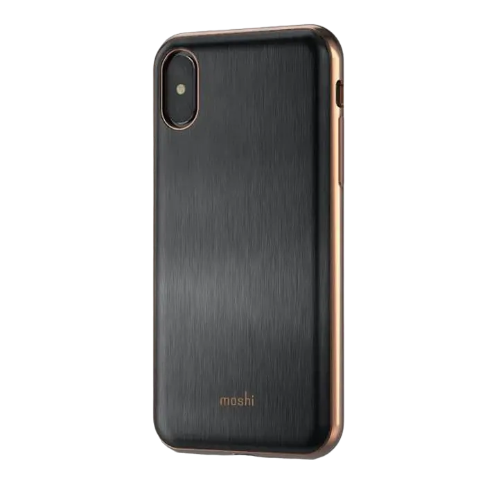 Чехол Moshi Apple iPhone XS/X iGlaze TPU Чёрный