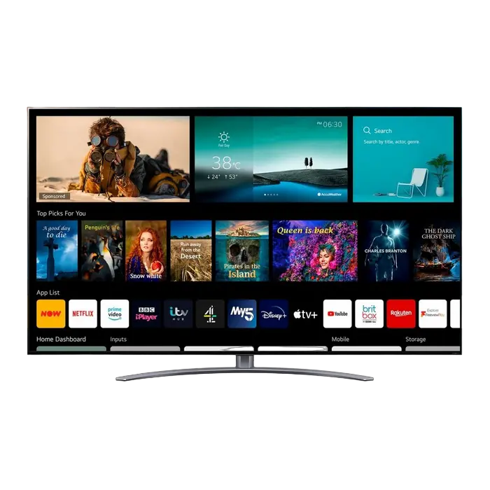 75" LED SMART Телевизор LG 75QNED916PA Черный