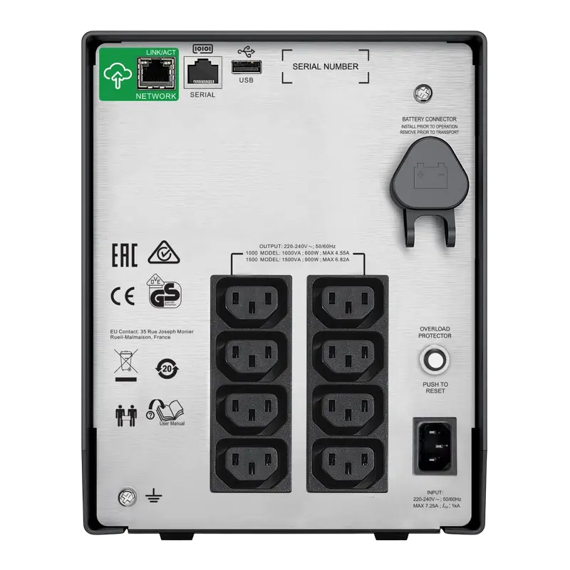 Sursă de alimentare neîntreruptibilă APC SMC1500IC Negru