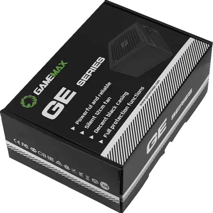 Tip Блок питания для компьютеров Gamemax GE-600 ATX Черный