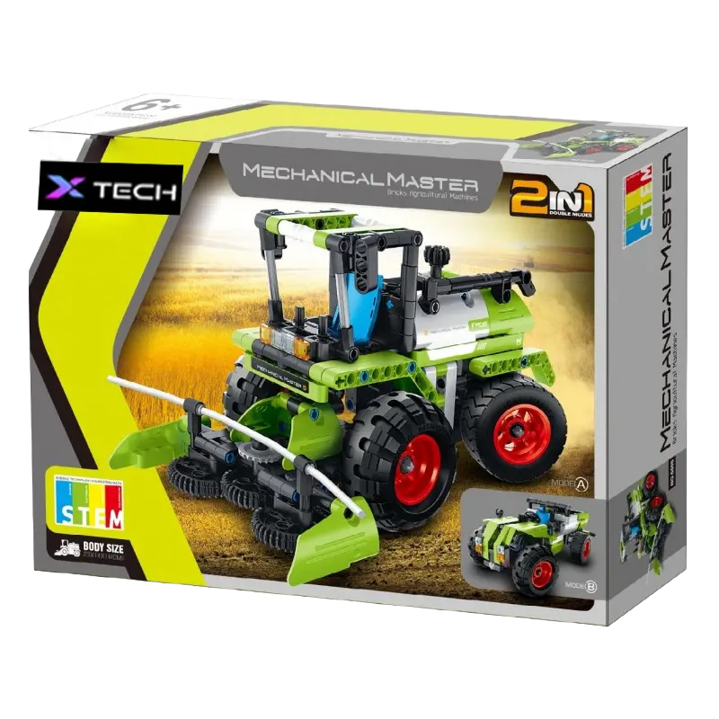 Конструктор iM.Master Combine harvester & Pick up Truck Зелёный