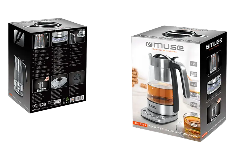 Электрочайник MUSE MS-320 T Серебристый