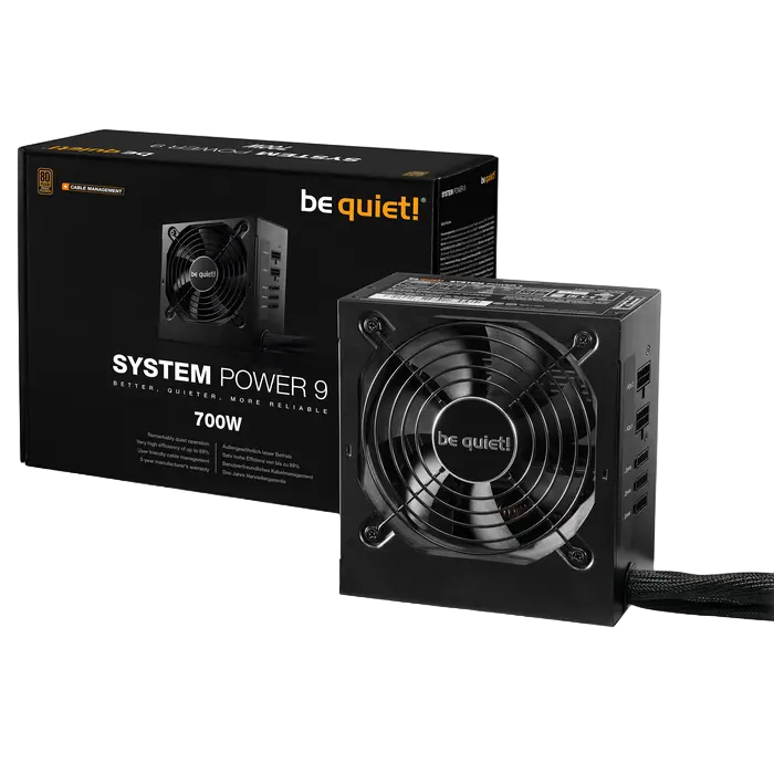 Tip Блок питания для компьютеров be quiet! SYSTEM POWER 9 CM ATX Черный