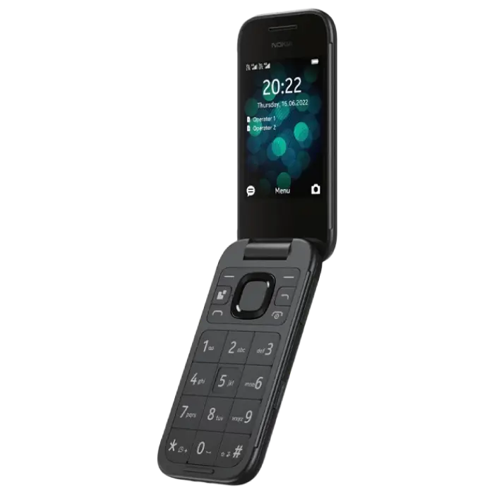 Мобильный телефон Флип Nokia 2660 Flip 4G Чёрный