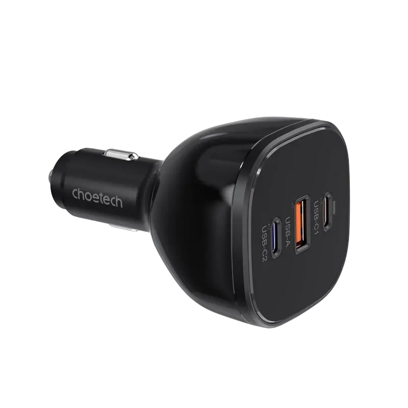 Incărcător auto Choetech TC0024 Negru
