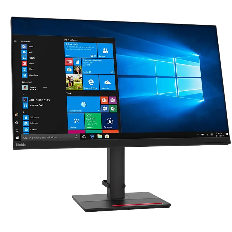 Монитор Lenovo ThinkVision T32p-20 Чёрный