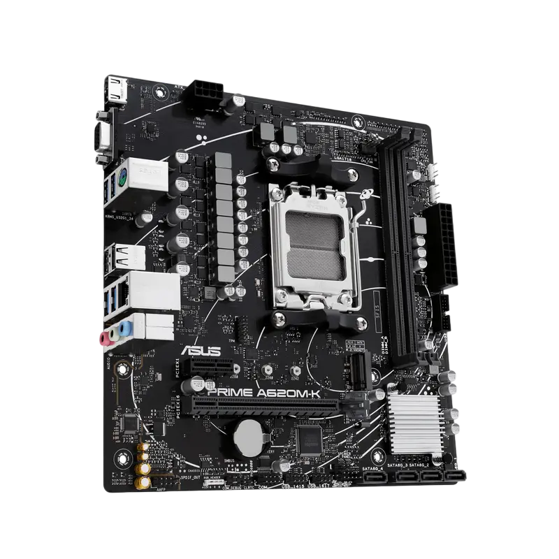 Материнская плата ASUS PRIME A620M-K AM5 Micro-ATX