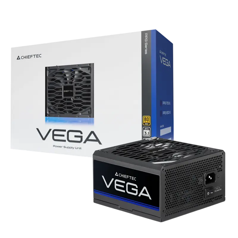 Tip Блок питания для компьютеров Chieftec PPG-850-S Vega Series ATX Черный