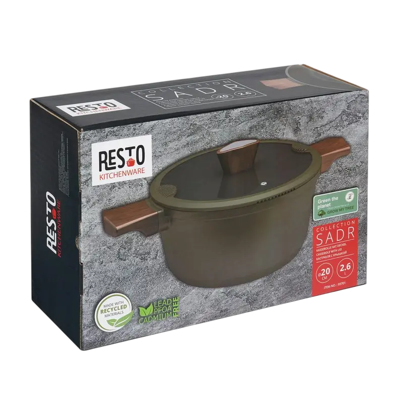 Кастрюля RESTO Sadr SADR Зелёный