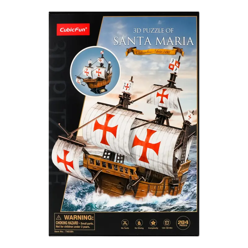 Пазл 3D CubicFun Santa Maria