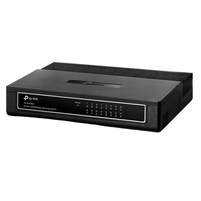 Сетевой коммутатор TP-LINK TL-SF1016D Черный