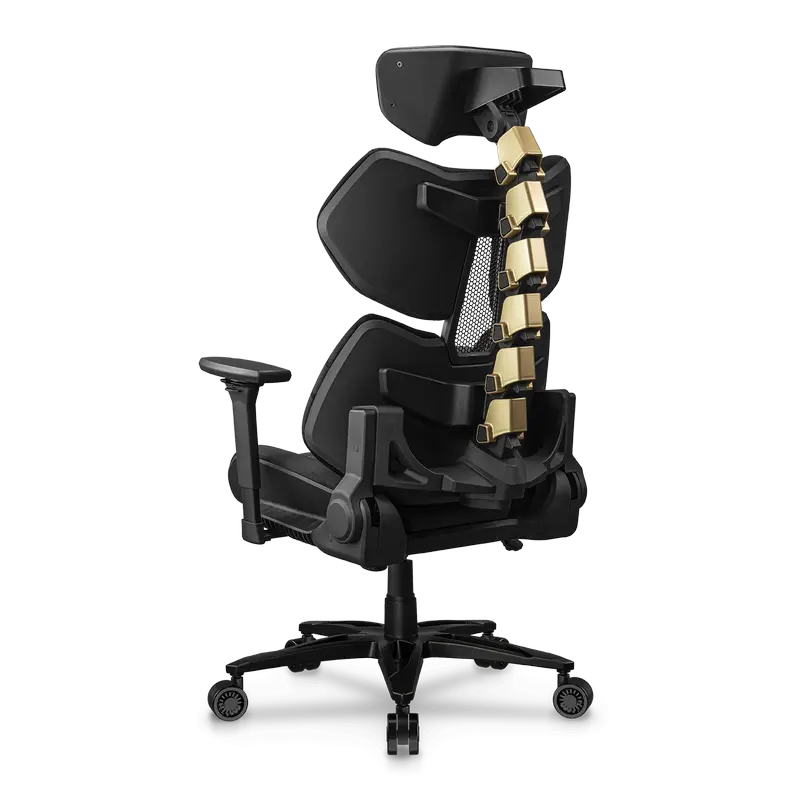 Игровое кресло Cougar Terminator Elite Искусственная кожа Черный | Золотистый