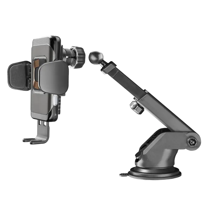 Автомобильный держатель Cellularline Hug Dual Pro 15W Черный