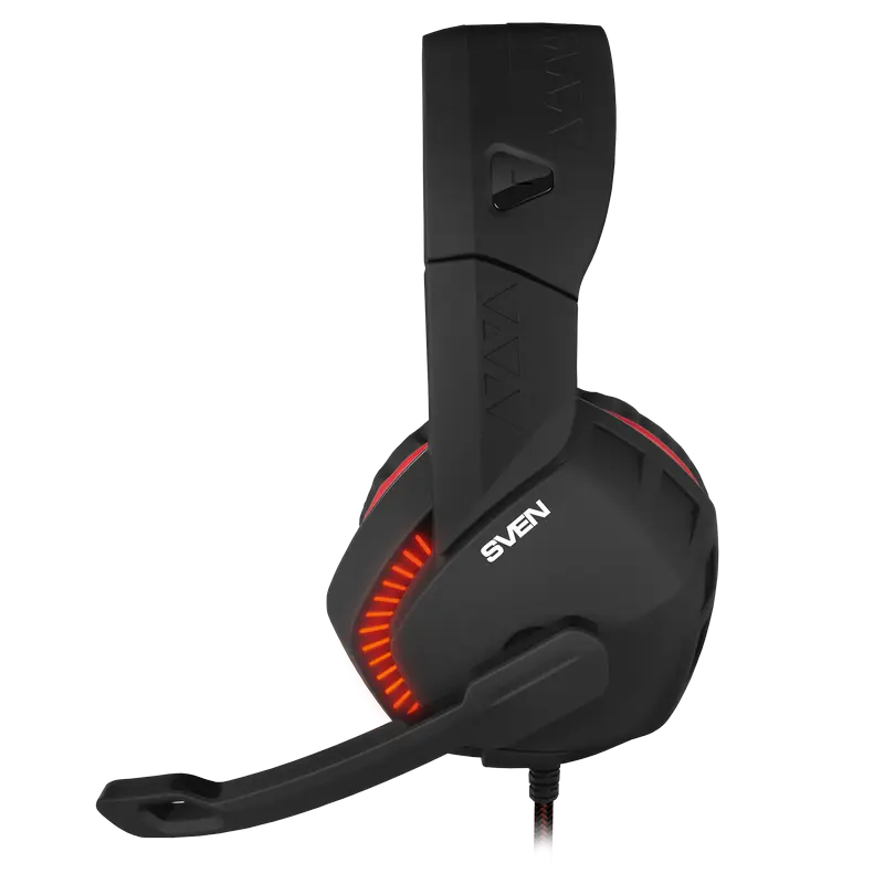Căști SVEN AP-U989MV Negru/Roșu