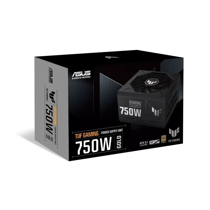Tip Блок питания для компьютеров ASUS TUF Gaming 750W Gold ATX Черный