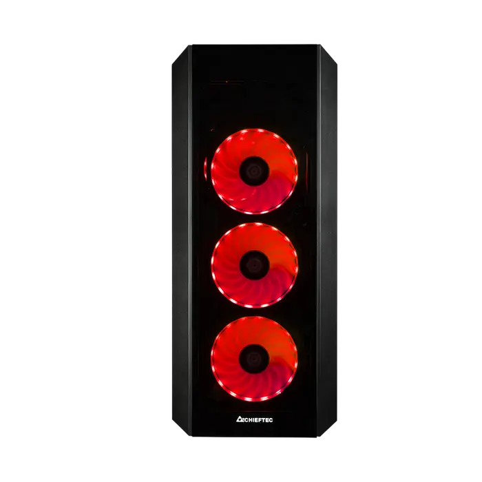 Компьютерный корпус Chieftec GL-03B-UC-OP Midi-Tower Черный