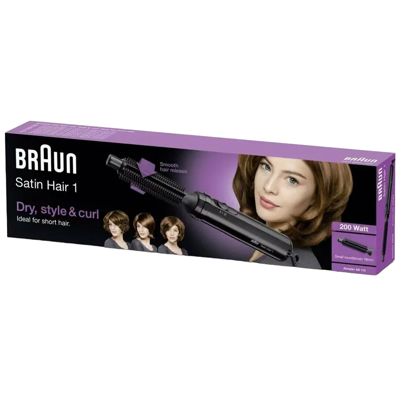 Фен-щётка Braun Satin Hair 1 Белый