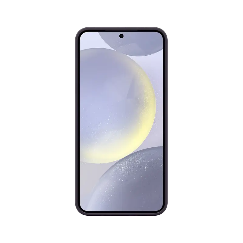 Чехол Samsung Galaxy S24 Silicone Cover Силиконовый Чехол Темно-фиолетовый